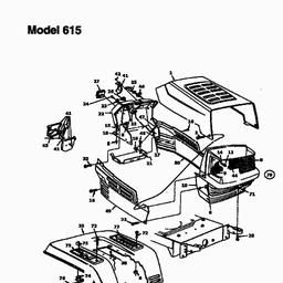 MTD F 145 spare parts