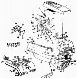 LAWNFLITE (1994/1995) 24-630 / 244(5)635 spare parts