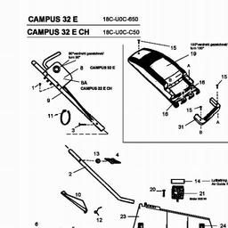 Wolf-Garten Campus 32 E spare parts