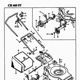 MTD CB 460 ST spare parts
