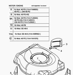 MTD 48 PB spare parts