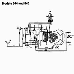 MTD U 845 H spare parts
