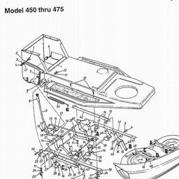 YARDMAN (1998) 450 THRU 475 / 13A-400/TA4145 spare parts