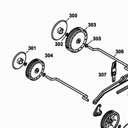 Wolf-Garten B plus 34 E spare parts