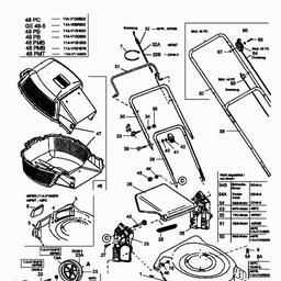 MTD 48 PB spare parts