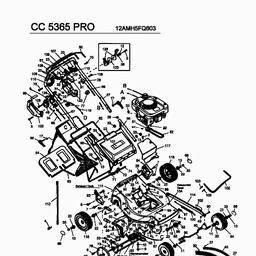 CUB CADET CC 5365 PRO spare parts
