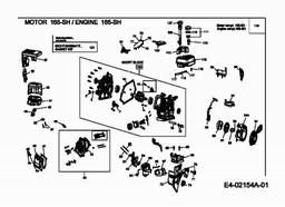 MTD-Engines 165-SH spare parts