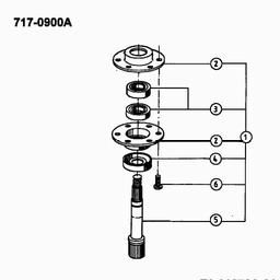 MTD B 128 spare parts