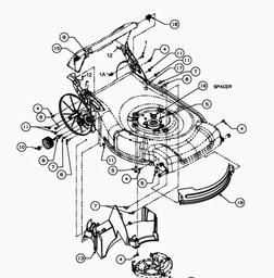 MTD SPK 53 HW spare parts