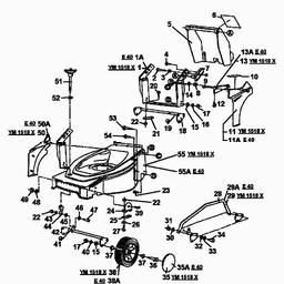 Yard-Man YM 1518 X spare parts
