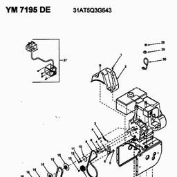 Yard-Man YM 7195 DE spare parts