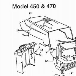 LAWNFLITE (1997) 19-096 38" Deck Multch Kit spare parts