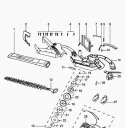 Wolf-Garten HS 50 E spare parts