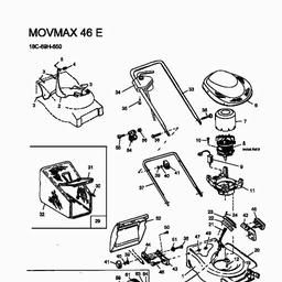 Wolf-Garten Mowmax ERM 1646 Z spare parts