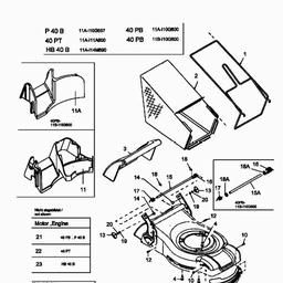 MTD 40 PT spare parts