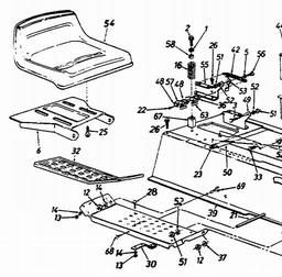 LAWNFLITE (1992) 132-686F611/686 spare parts