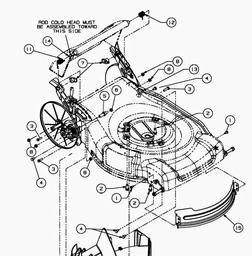 Bolens BL 5053 SPHW spare parts