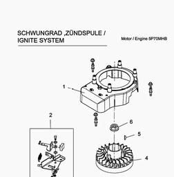 MTD-Engines 5 P 70 MHB spare parts
