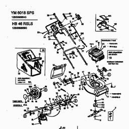 Yard-Man YM 6018 SPS spare parts