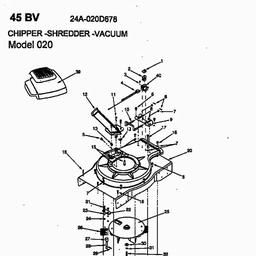MTD 45 BV spare parts