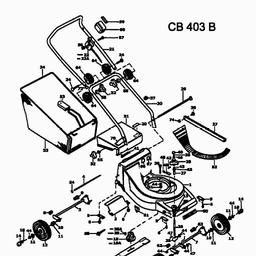 MTD CB 403 B spare parts
