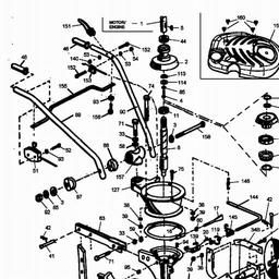 MTD T 240 OHV 600 spare parts