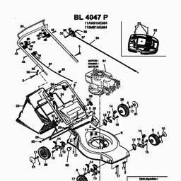 Bolens BL 4047 P spare parts