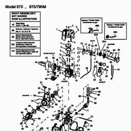 MTD 875 spare parts