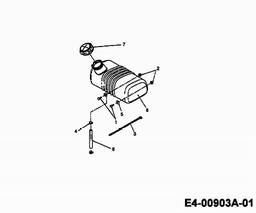 MTD 315 B spare parts