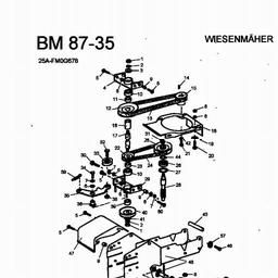 MTD BM 87-35 spare parts