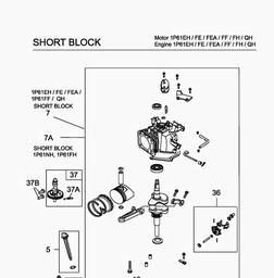 MTD-Engines 1 P 61 FF spare parts