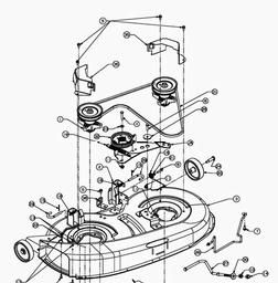 CUB CADET CC 1015 spare parts