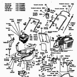 Yard-Man YM 5018 P spare parts
