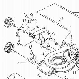 LawnFlite-Pro MODEL 448HW (LM484HX) 19" MOWER spare parts