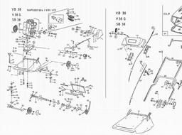 LAWNFLITE (1999) V38G / 16APG00Y678 spare parts