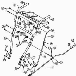 MTD E 740 F spare parts