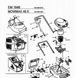 MTD EM 1646 spare parts
