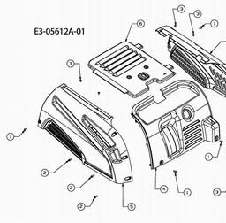 MTD mini RIDER 60 E spare parts