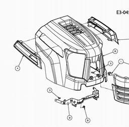 CUB CADET CC 1225 spare parts