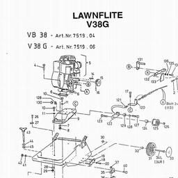 LAWNFLITE (1997) V33 spare parts