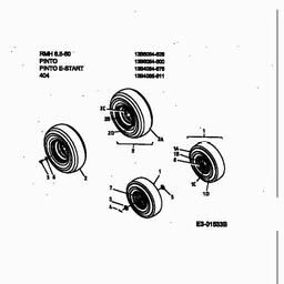MTD PINTO spare parts
