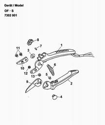 Wolf-Garten OF-S spare parts