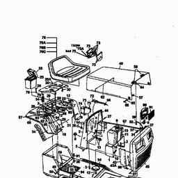 Golf TOPFLITE B 10 spare parts