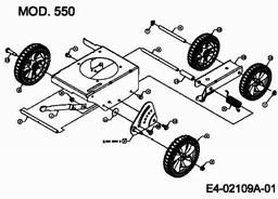 MTD 550 spare parts