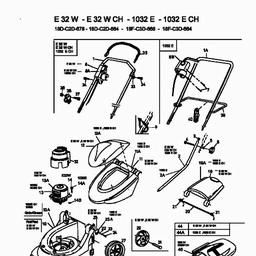 MTD E 32 W spare parts