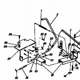 MTD 485 - 42"/107cm for 300, 400, 600 series to 1999 spare parts