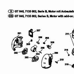 Wolf-Garten GT 845 spare parts