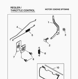 MTD-Engines 5 P 70 MHB spare parts