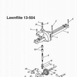 LAWNFLITE (1997) 19-096 38" Deck Multch Kit spare parts