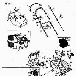 MTD E 45 R spare parts